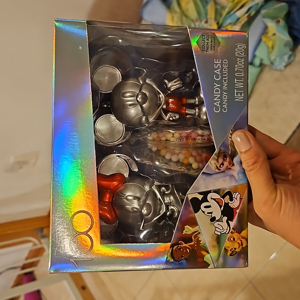 Disney 100 Collectors Mickey and Minnie Candy Holders ornament